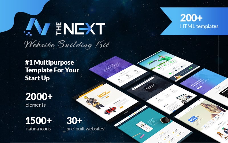 The Next - Modèle de site Web HTML5 polyvalent créatif