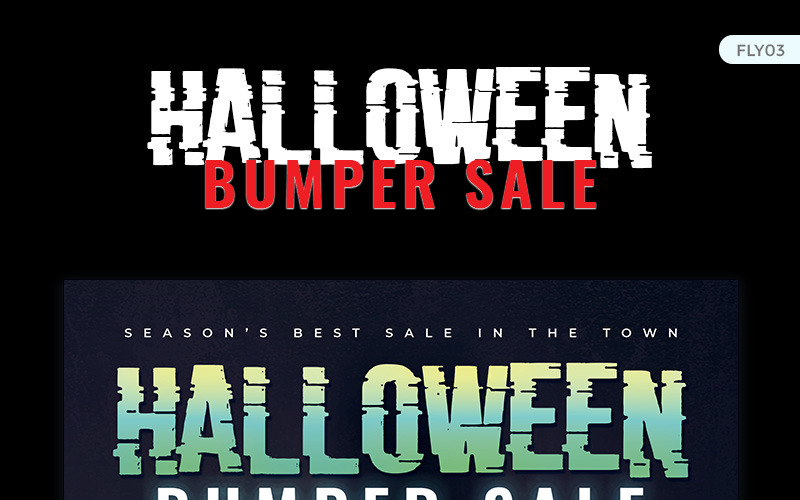 Download Фирменный стиль "Halloween Bumper Sale Flyer - Corporate Identity Template" / Halloween Bumper Sale Flyer - Corporate Identity Template - Фирменный стиль на тему графика party clubnight club print flyer poster design witch pumpkin scary horror invitation flyer-template graphic spooky disc discount halloween sale