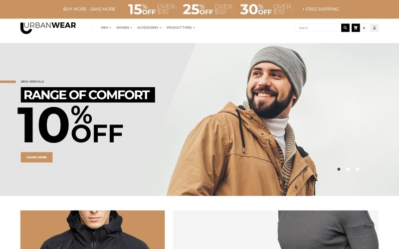 одежда magento тема