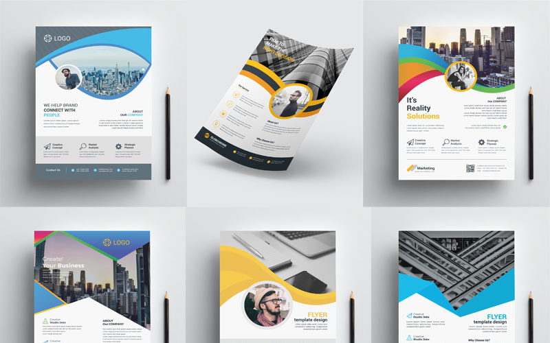 Download 1 Бандл флаеров / VOLUME 1 FLYER - Corporate Identity Template - Фирменный стиль на тему графика abstract art artistic blue building computer corporate graph graphic green hi-quality id kit internet logo modern multimedia official photo play
