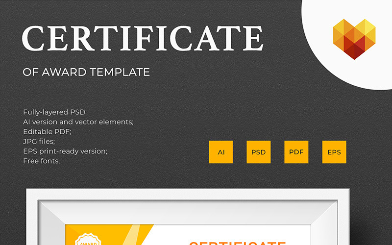 printable award certificate templates