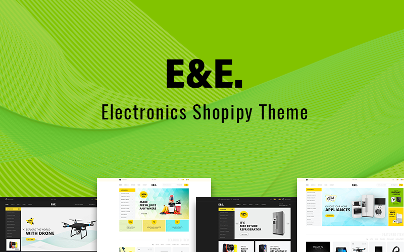 E&E - Elektronik Shopify-tema