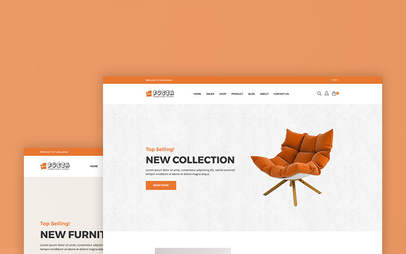 Fusta - Тема Shopify для меблів