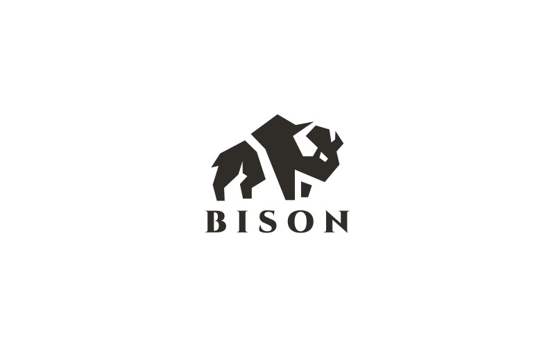 Download Шаблон логотипа "Bison Logo Template" / Bison Logo Template - Шаблон логотипа на тему графика american buffalo animal animals app artwork bison black bovine bull cow creative energy finance growth horn isolated logo power powerpoint,animal,animals,best,match,seller,bison,logo,negative