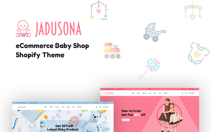 Jadusona - Bebek Mağazası Shopify Teması