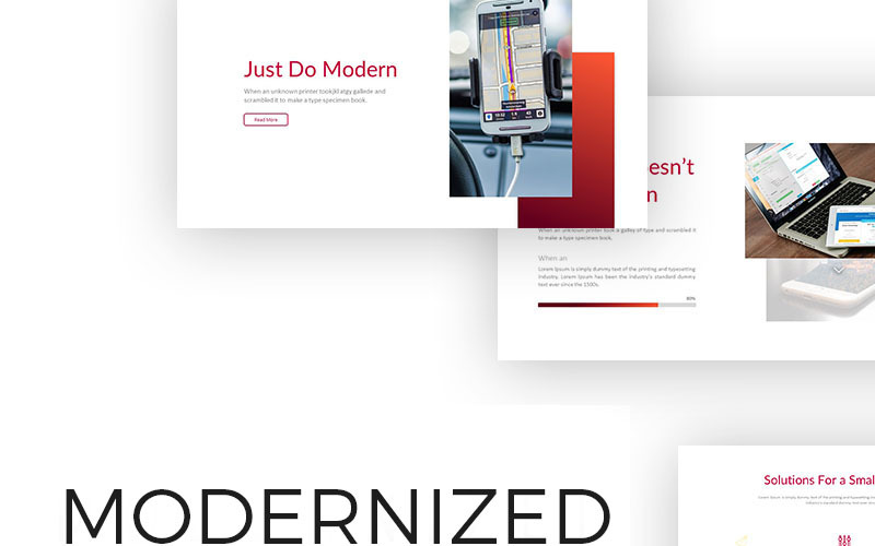 Modello PowerPoint presentazione pulito moderno