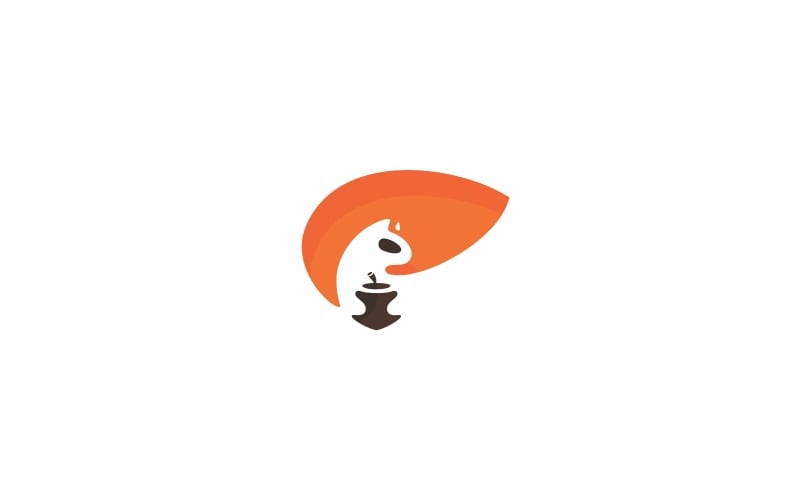 Squirrel Logo Template