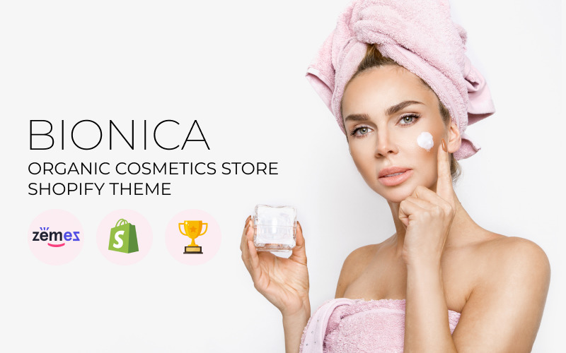 Bionika - Shopify-thema van de winkel voor biologische cosmetica