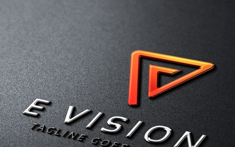 E Vision - E Letter Logo Template