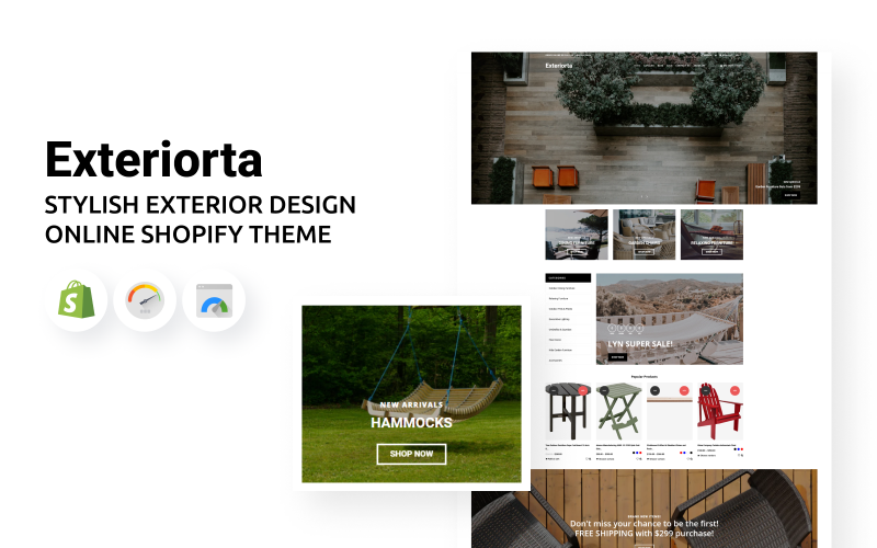 Exteriorta - Tema do Shopify Online com Design Exterior Elegante
