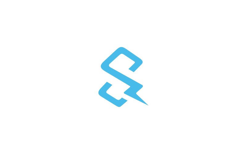 Download Шаблон логотипа "Letter S Logo Template" / Letter S Logo Template - Шаблон логотипа на тему графика sport lightning super start s letter s-logo brand web energy electric,s,infinity,infin,sport,start,letter,monogram,monoline,unique,simple,design,technology,modern