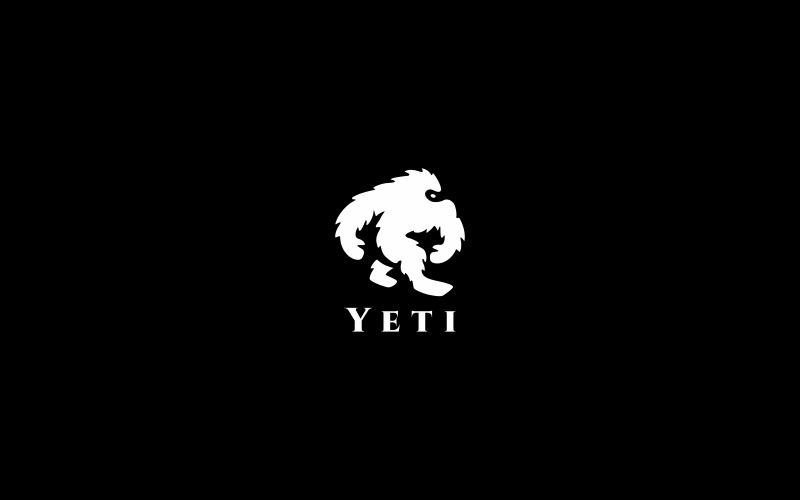 Modello di logo di Yeti
