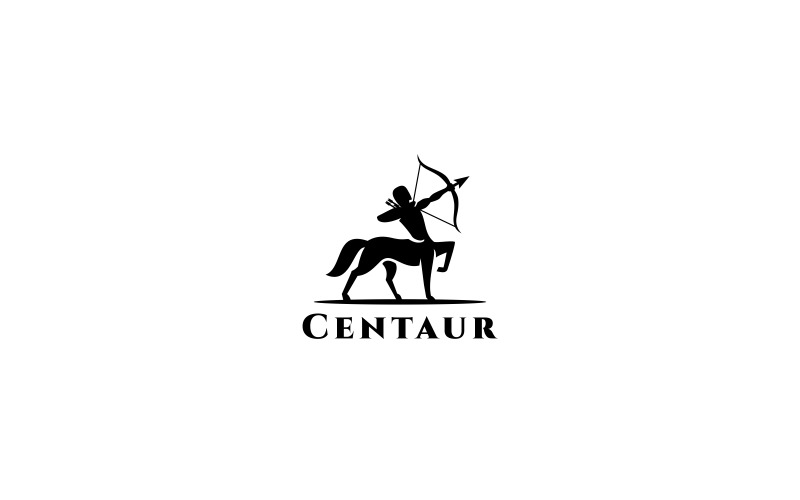 Plantilla de logotipo de Centauro