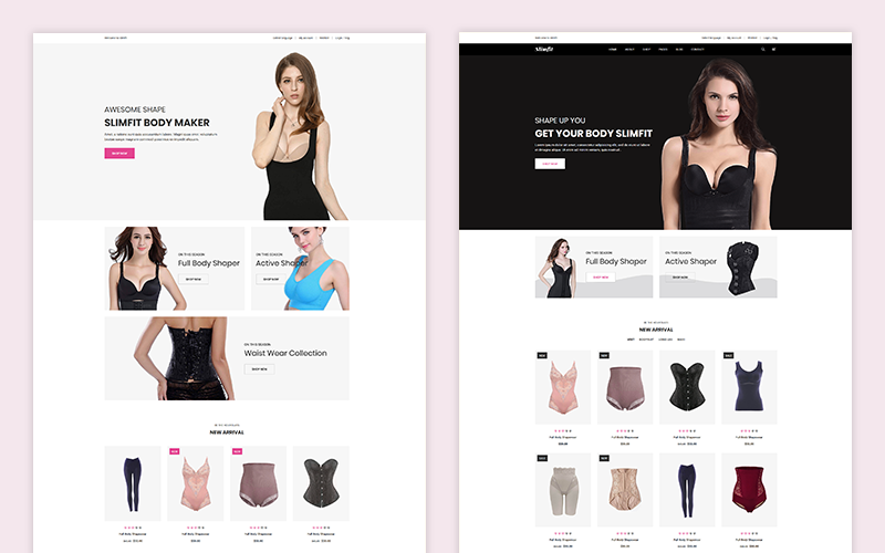 Slimfit - Shapewear e-kereskedelmi Shopify téma