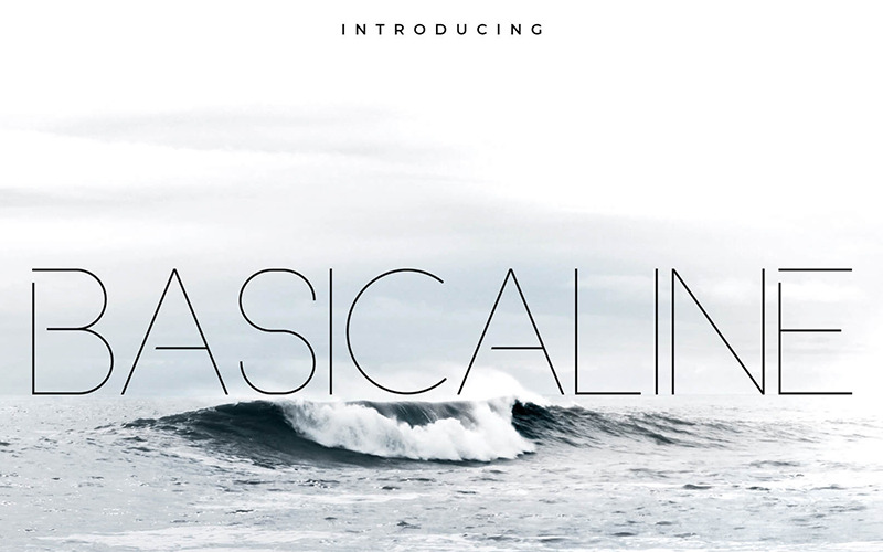 Basicaline Family - Sans Serif-lettertype