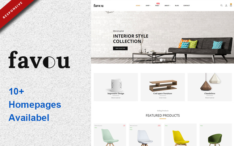 тема мебельного prestashop