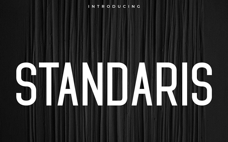 Семейство Standaris - Шрифт без засечек