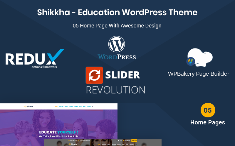 Sikkha-教育和LMS WordPress主题