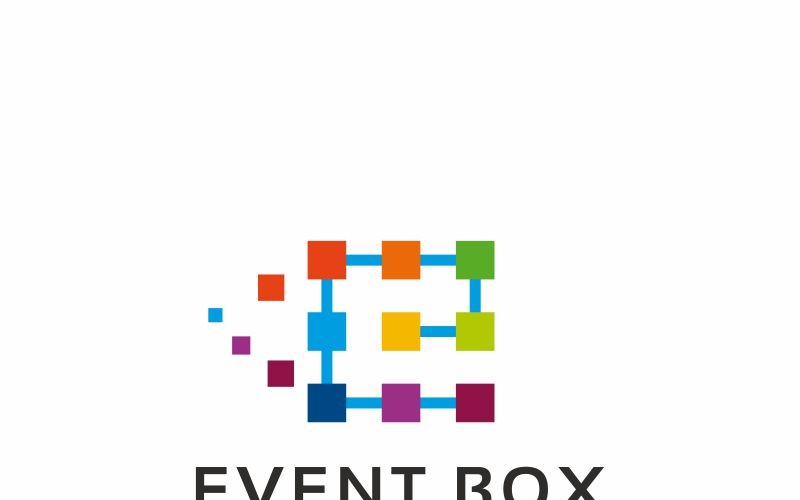 Modèle de logo de boîte d'événement