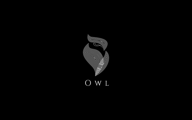 Download Шаблон логотипа "Owl Logo Template" / Owl Logo Template - Шаблон логотипа на тему графика app bird business communication community corporate fly hearing hunt insomnia nature office small vision wisdom work abstract animal animals blog,abstract,animal,animals,blog,company,cool,cre