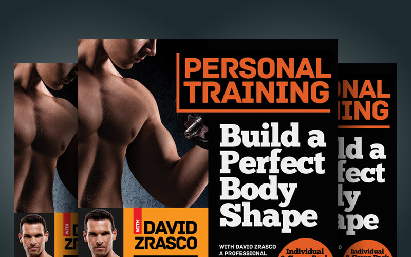 Download Фирменный стиль "Personal Training Flyer - Corporate Identity Template" / Personal Training Flyer - Corporate Identity Template - Фирменный стиль на тему графика ad advert body building boot camp fitness flyer gym gymnastic instructor magazine muscles muscular pamphlet personal poster sport trainer workout