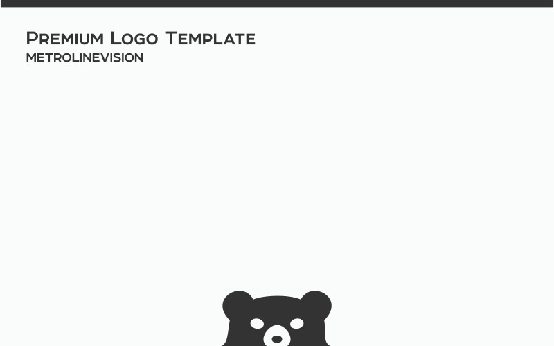 Download Шаблон логотипа "Bear Logo Template" / Bear Logo Template - Шаблон логотипа на тему графика teddy bear kids store adventure agency logo best business company cool creative emblem finance invest investmentl outdoor polar pro