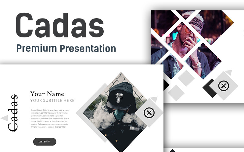 Cadas Creative Presentation Шаблон PowerPoint