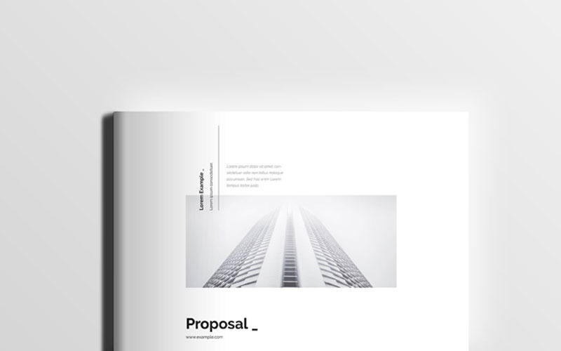 Download Фирменный стиль "Landscape Minimal Proposal - Corporate Identity Template" / Landscape Minimal Proposal - Corporate Identity Template - Фирменный стиль на тему графика minimal agency annual report book proposal brochure business clean company profile corporate creative portrait landscape digital a4 us letter infographics