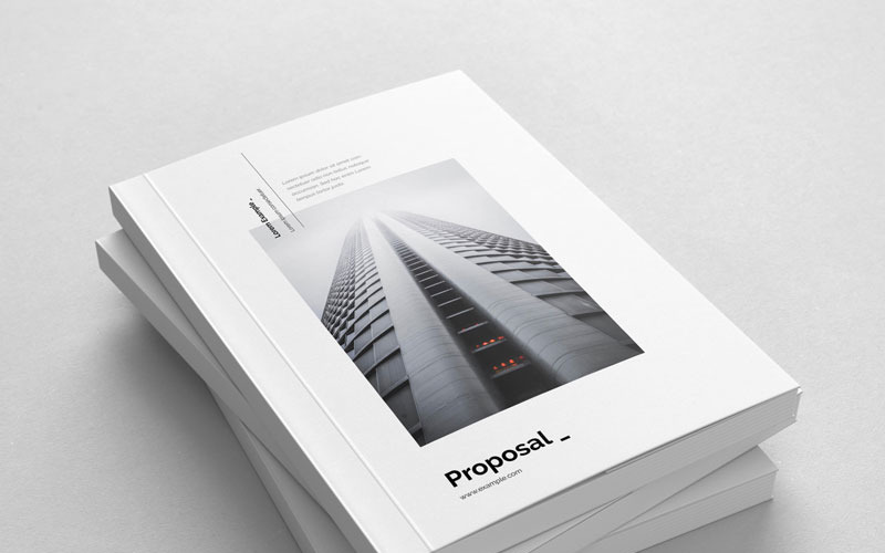 Download Фирменный стиль "Minimal Clean Proposal - Corporate Identity Template" / Minimal Clean Proposal - Corporate Identity Template - Фирменный стиль на тему графика minimal agency annual report book proposal brochure business clean company profile corporate creative portrait landscape digital a4 us letter infographics