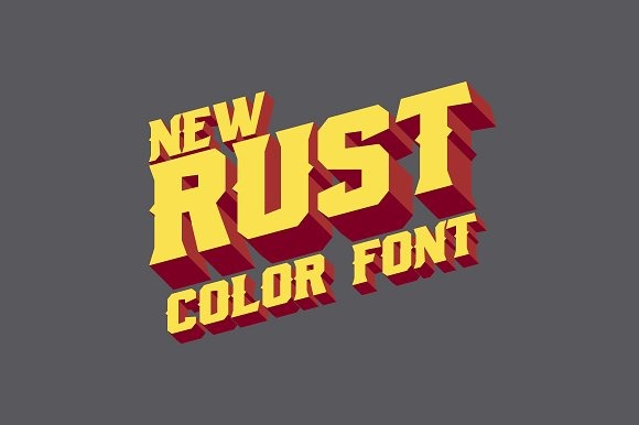 Download Шрифт "Rust Font" / Rust Font - Шрифт на тему графика 