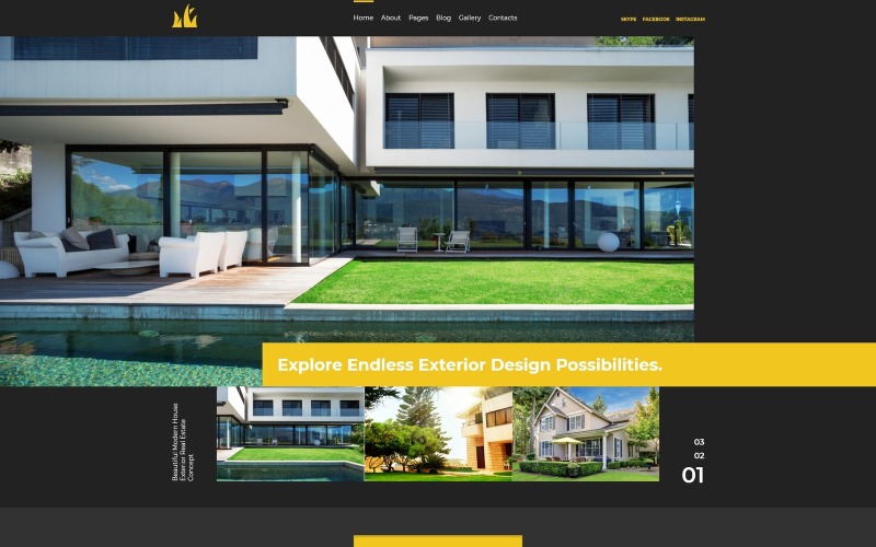 Sweet Home - Plantilla Joomla de Diseño Exterior