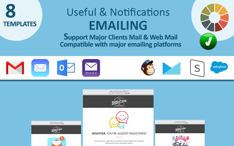 Användbara meddelanden e-post nyhetsbrev mall