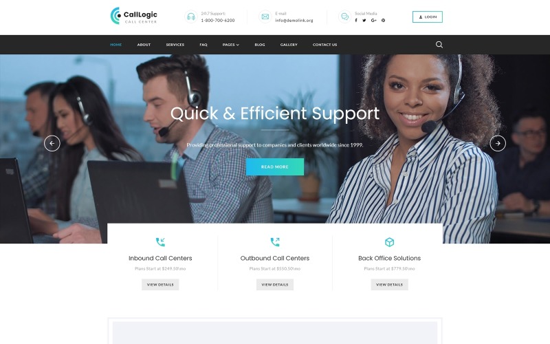 CallLogic - all¡všechna enter¡zadejte šablonu Joomla