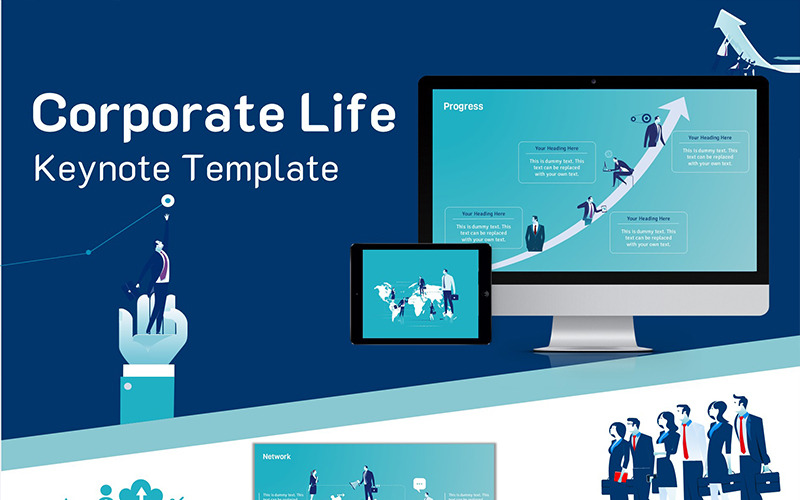 Corporate Life - Keynote-Vorlage