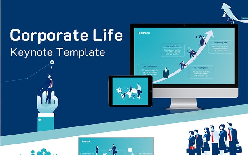 Corporate Life - Modèle Keynote