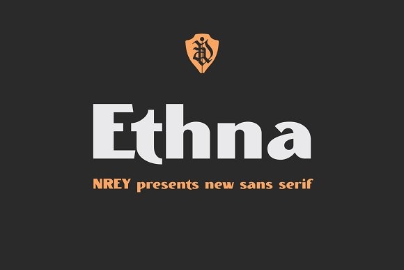 Download Шрифт "Ethna black Font" / Ethna black Font - Шрифт на тему графика 