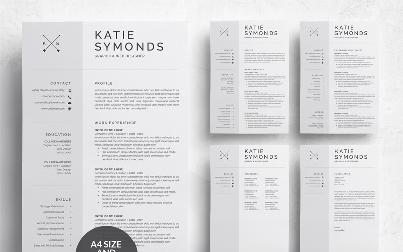Katie Symonds - szablon CV