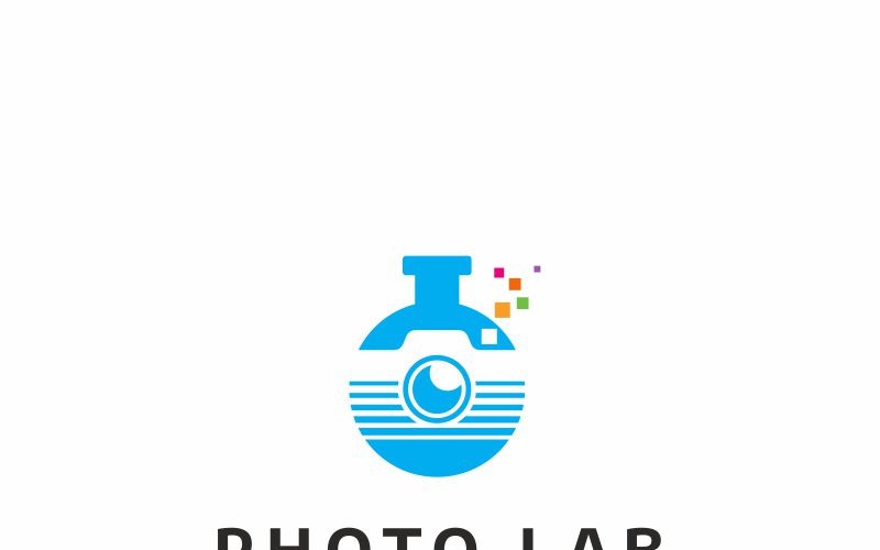Modello di logo del laboratorio fotografico