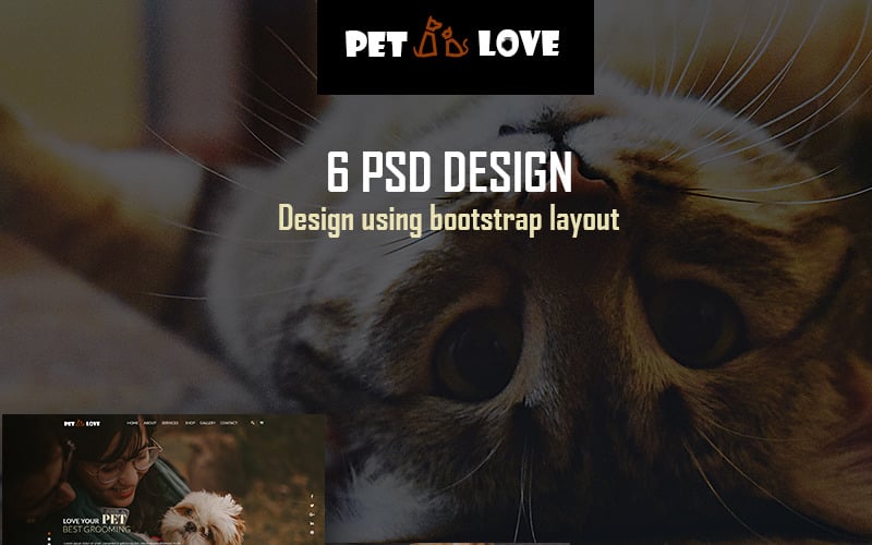 PetLove - Plantilla PSD multipropósito