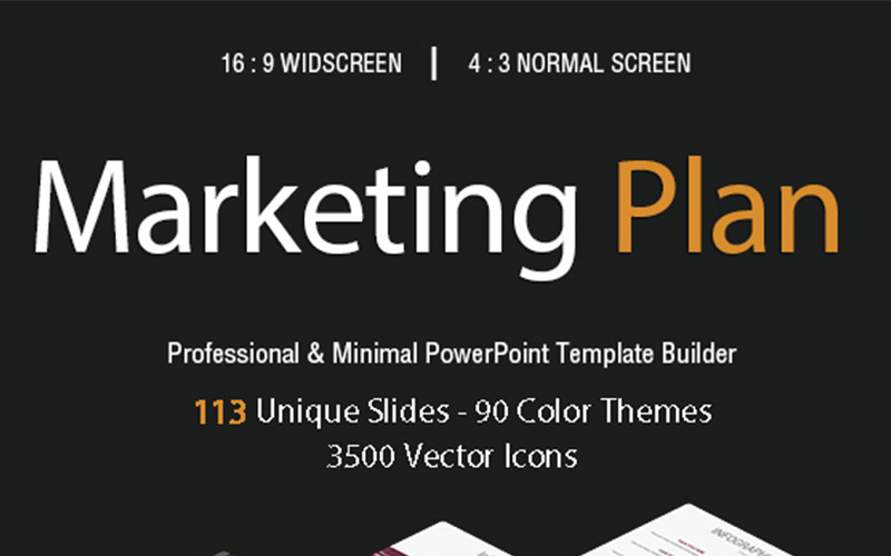 Plantilla de PowerPoint - plan de marketing