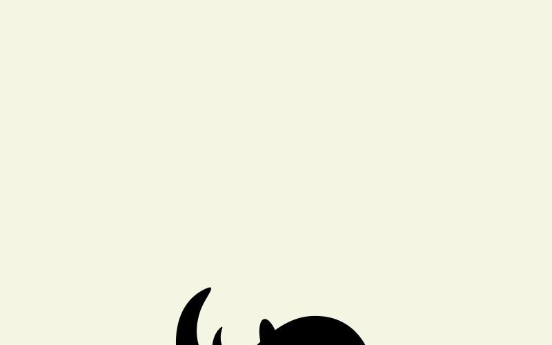 Шаблон логотипа носорога