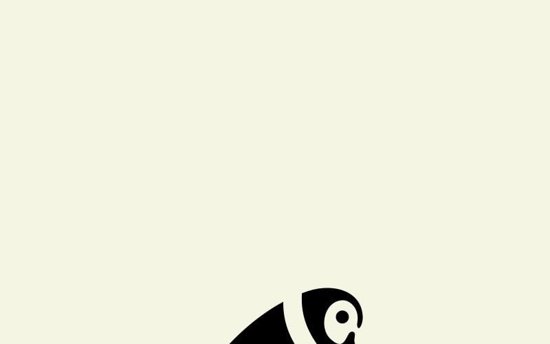 Шаблон логотипа сова