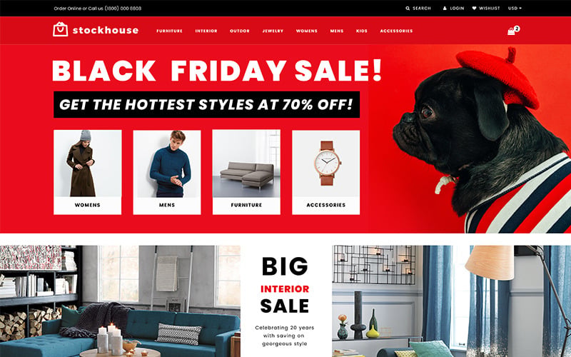 Stockhouse - Großhandel Shopify Theme