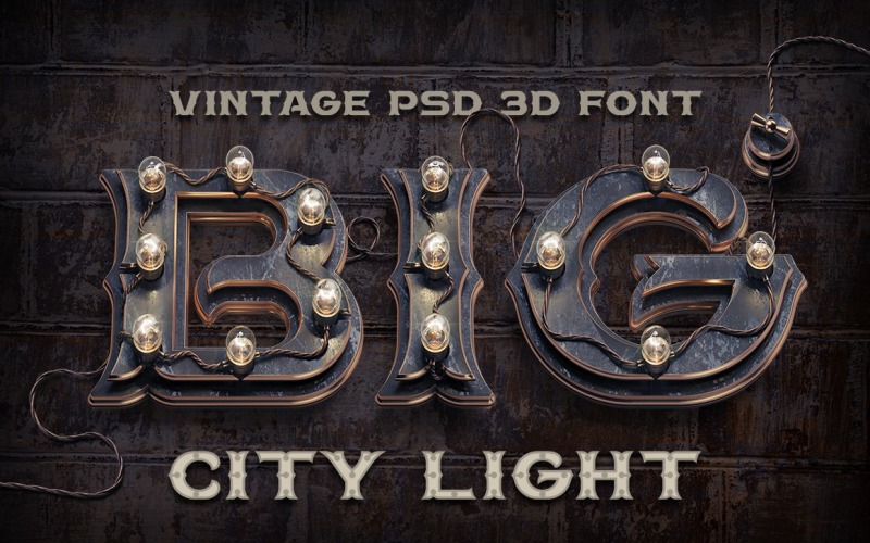 BIG City Light字体