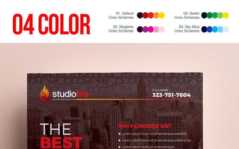 Corporate Flyer Design - huisstijl sjabloon