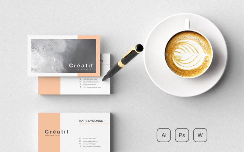 Download Фирменный стиль "Cr?atif-Business Card - Corporate Identity Template" / Cr?atif-Business Card - Corporate Identity Template - Фирменный стиль на тему графика business card bundle template retro vintage minimal design corporate identity stationery logo transparent creative sale promotion 100 cards company enterprise