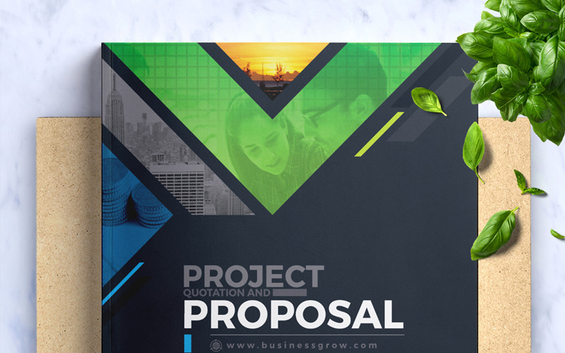 Download Фирменный стиль "Project Proposal - Corporate Identity Template" / Project Proposal - Corporate Identity Template - Фирменный стиль на тему графика project proposal template design quote quotation bill estimate indesign microsoft word editable timeline