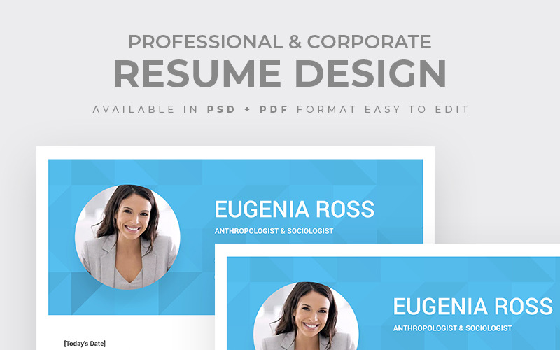 Download Резюме "Research and Academia  + Cover Letter Resume Template" / Research and Academia  + Cover Letter Resume Template - Резюме на тему графика resume cv clean template simple photoshop shop job creative a4 us letter diy professional page cover stationery