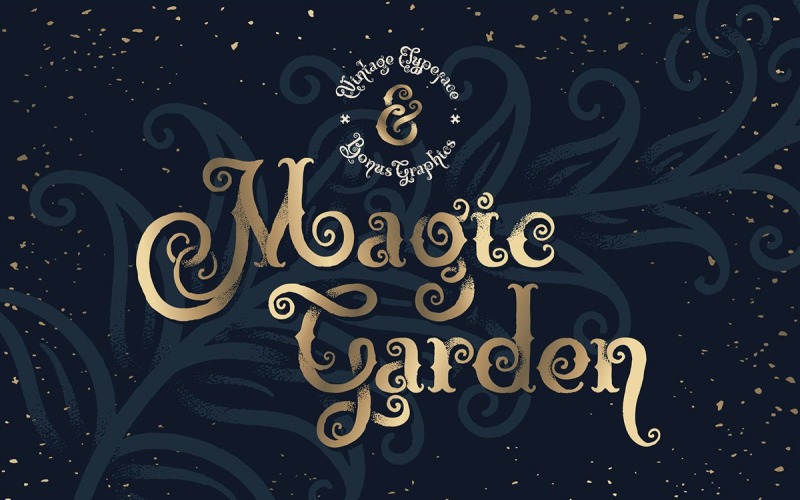 Волшебный сад и графический шрифт