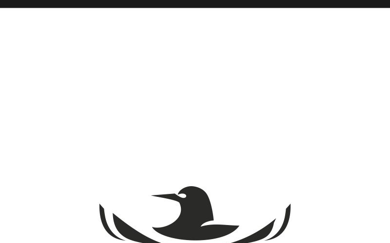 Crow Logo Template